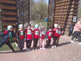 Легкоатлетическая эстафета в детском саду "Родничок" Легкоатлетическая эстафета в детском саду "Родничок".